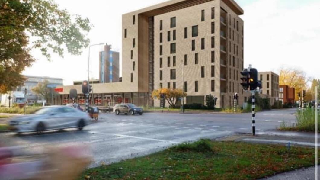 Nieuw ontwerp brandweerkazerne met slangentoren