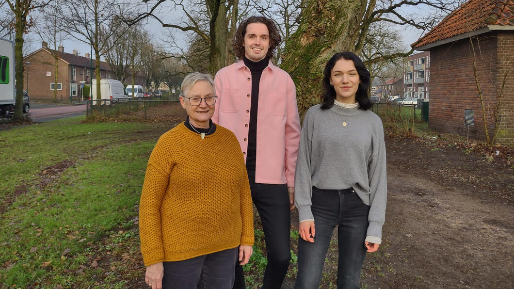 Vlnr Greet Vallée, Tijs van der Weele, Kim Faber