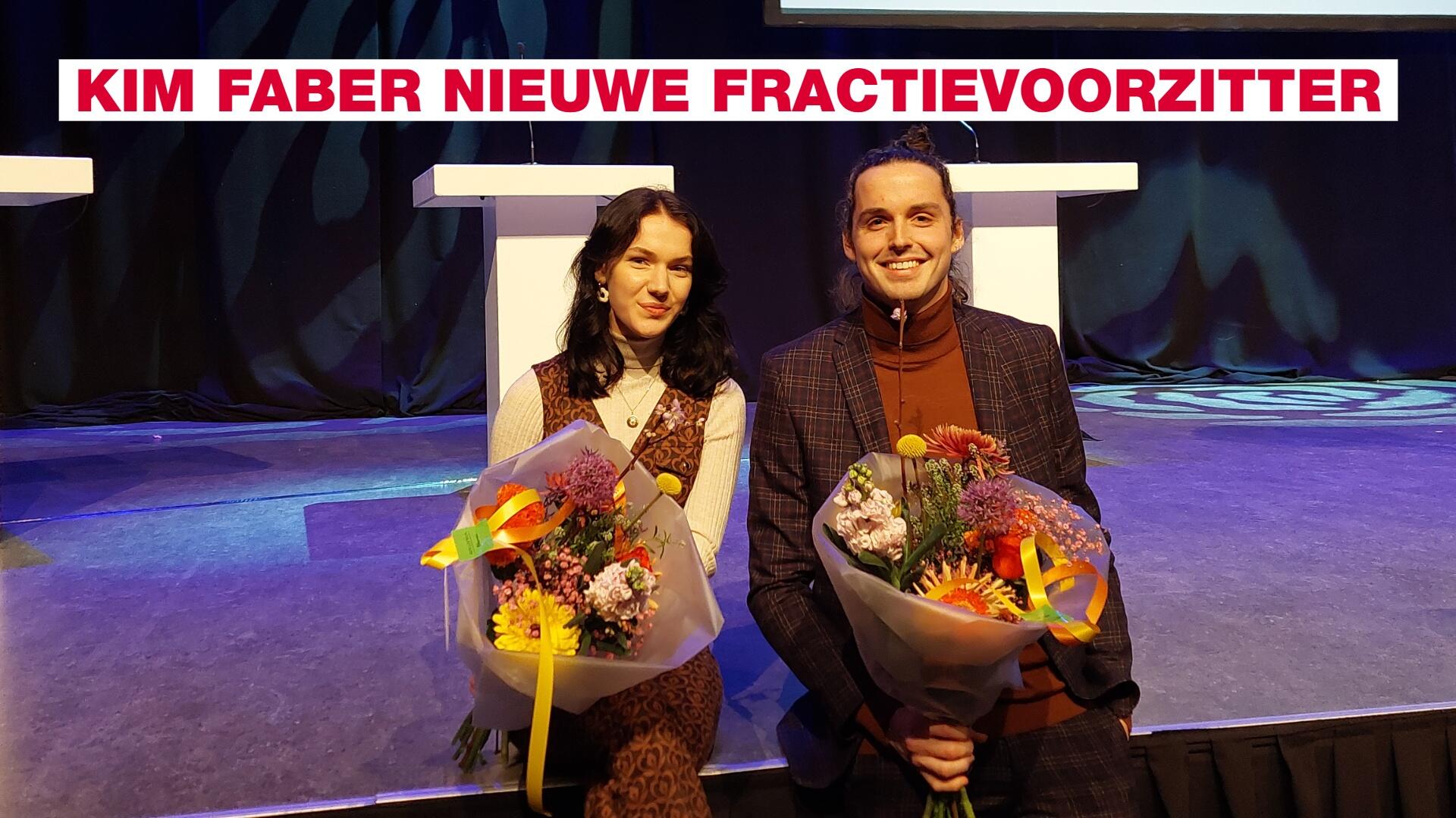 Kim Faber nieuwe fractievoorzitter