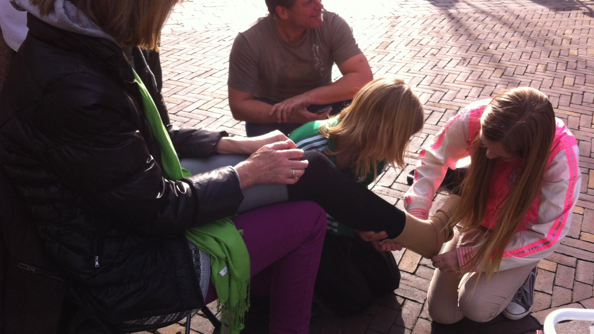 GroenLinks Veenendaal, actie steunkousen